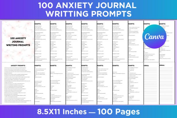 100 Anxiety Journal Writing Prompts
