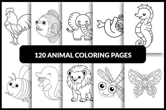 120 Animal Coloring Pages: Crafting a Unique KDP Interior That Sells