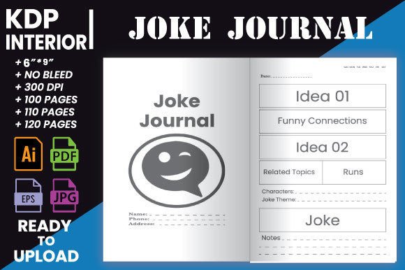 A Simple Joke Journal KDP Interior for Creators