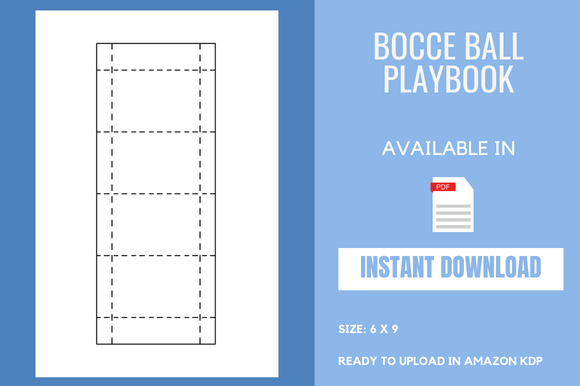 Bocce Ball Playbook – KDP Interior That Moves From Concept to Published Product