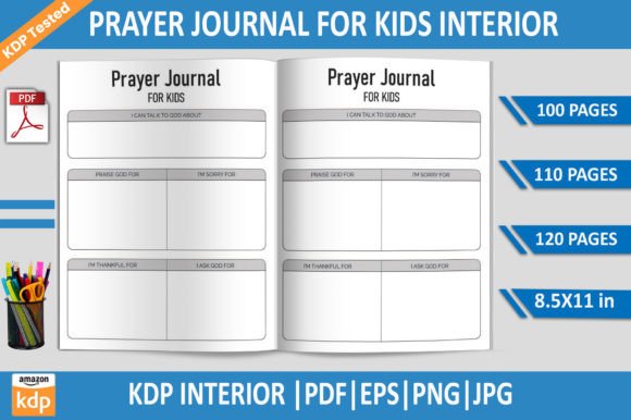 Crafting a Faith-Filled Companion: Understanding the Kids Prayer Journal KDP Interior