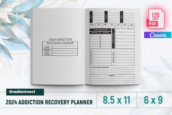 KDP 2024 Addiction Recovery Planner: A Practical Evaluation for Your Journey