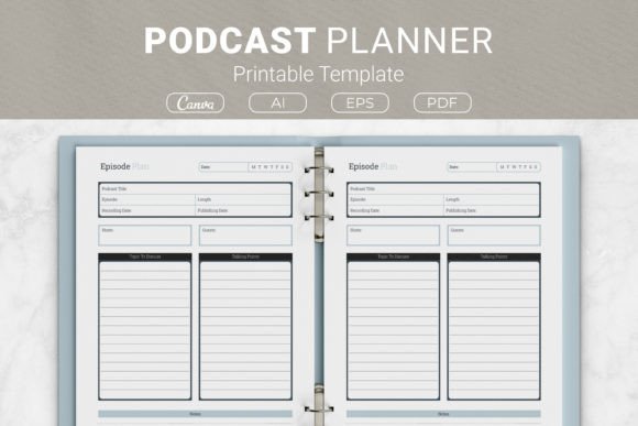 Mastering Podcast Production: How a Podcast Planner Printable Template Simplifies Your Workflow