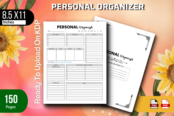 Personal Organizer Interior for KDP