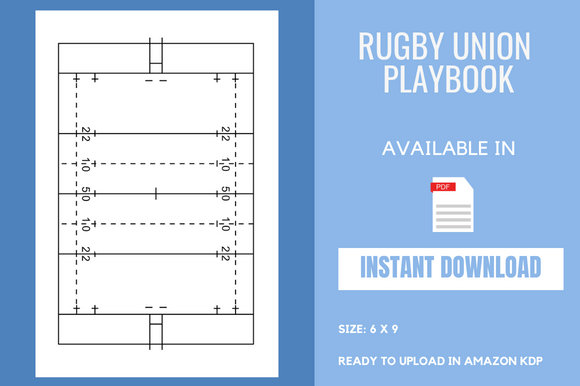 Rugby Union Playbook - KDP Interior