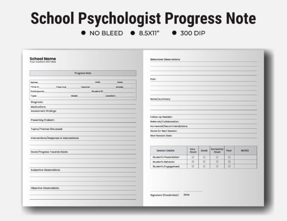 School Psychologist Progress Note: A Practical Evaluation for Your Documentation Needs