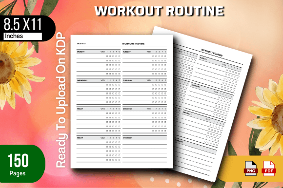 The Complete Workout Routine for KPD: A 150-Page Fitness Planner Built for Real Results
