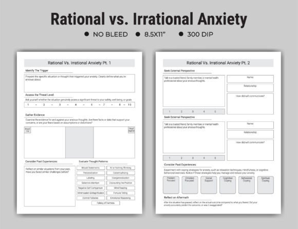 Understanding the Difference Between Rational and Irrational Anxiety and How a Structured Journal Can Help