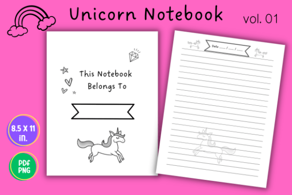 Unicorn Notebook Journal Vol.01: Bringing Whimsy and Purpose to Every Page